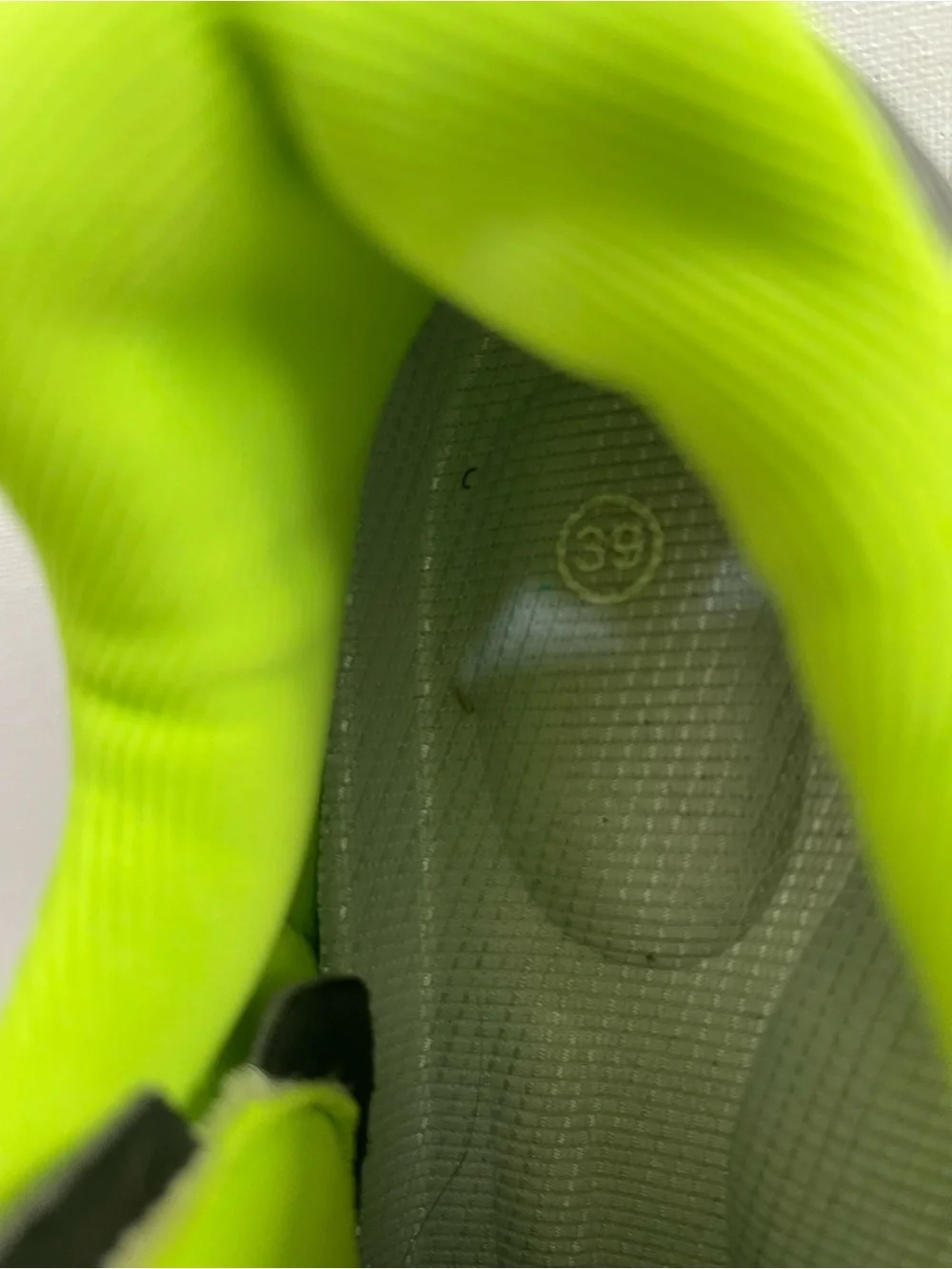 Kids Sport Cycling Sneakers - Black with Neon Green